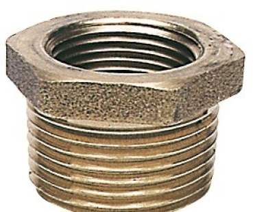 Reduzierstück Innen/Außen aus Messing 3/4" x 1/2"
