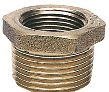 Reduzierstück Innen/Außen aus Messing 1"1/4 x 1"