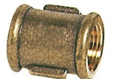 Rohrmuffe Messing Innen/Innen 1"