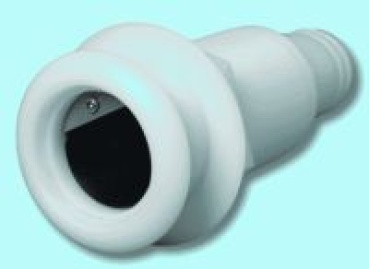 Borddurchlass Nylon/Glasf. 2"1/4 52mm Rückschlagv.