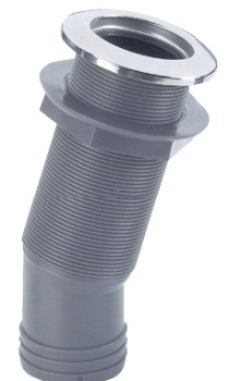 Borddurchlass 15° Va-Stahl Blende 50 mm 2"1/4