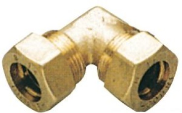 90° Anschluss  Messing 12 mm
