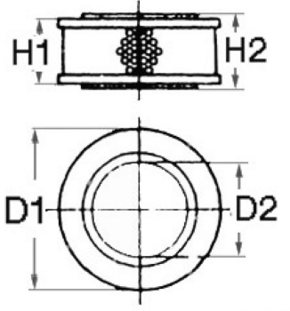 Luftfilter f. VOLVO-Motor 3582358
