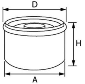 Ölfilter YAMAHA u. SELVA 5GH-13440-00