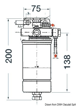 Papierdieselfilter 80 l/h