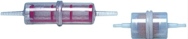 Filter aus transparentem Kunststoff 150 l/min Benzin und Diesel