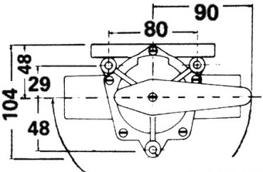 Dreiwegehahn m. Henderson-Ventil 25 mm