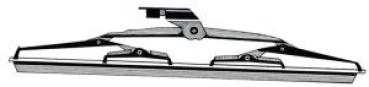VA-Stahl Blatt Silikon-Schaufel Scheinbenw. 405 mm