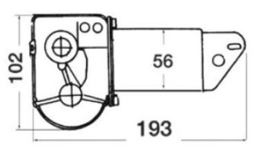 TMC Scheibenwischer, wasserdicht 12 V