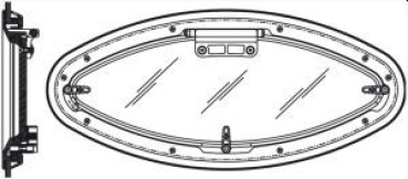 BOMAR ovales Bullauge Flagship 209 x 468 mm