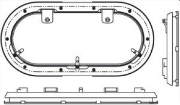BOMAR ovales Bullauge Flagship 418 x 200 mm