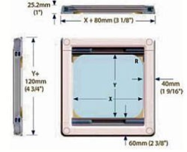 Skyscreen Oceanair Für Lewmar "Low Profile" f. Lewmar 30&60