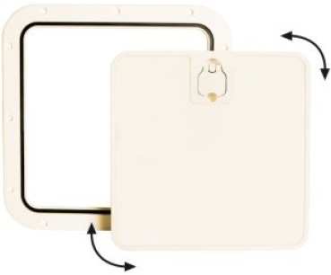 Abnehmbar, creme 375 x 375 mm