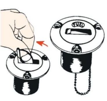 verchromt DIESEL 50 mm