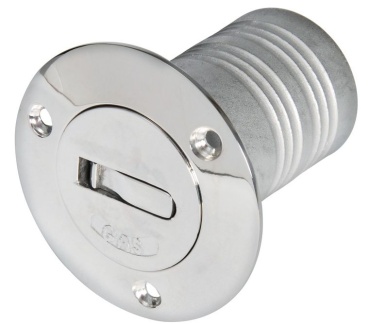 Einfüllstutzen Messing verchromt Neutral 38 mm