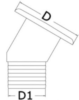verchr.30° FUEL 38mm - Zusatzbild 1