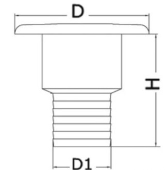 verchromt gerade DIESEL 50mm - Zusatzbild 1