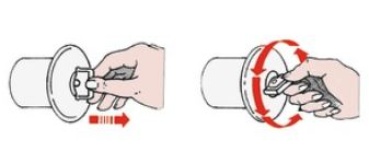 WATER gerader verchromt 38 mm