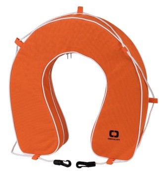 Weicher Hufeisen-Rettungsring PVC Ø55cm, orange