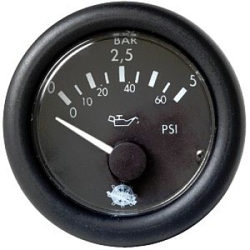 Guardian Öldruckanzeige 0-10 bar schwarz 12 V