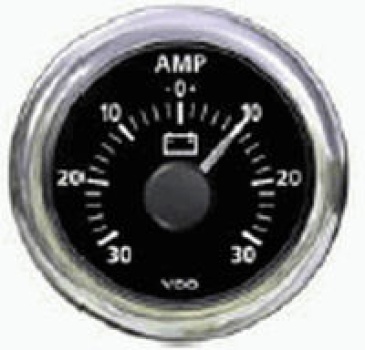 Amperemeter, schwarz -60 A + 60 A