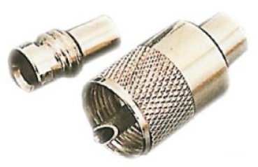 Antenna VHF plug for radio connection