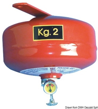 Pulverfeuerlöscher-Spray Fässchen 2 kg