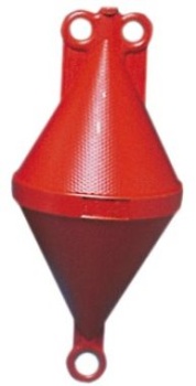 Boje Doppelkonus weiß 27 x 60 cm
