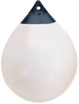 Polyform Fender u. Boje A0 weiß/Kopf, blau