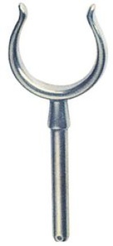 Ruderdolle 14x64mm Messing verchromt