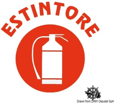 CE-Klebeschild Feuerlöscher