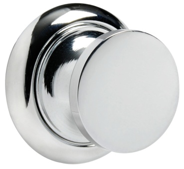 Knauf + Ring Rund ABS, verchromt