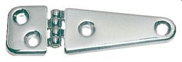 Asymmetrischer Scharnier Messing, verchr. 103x32mm