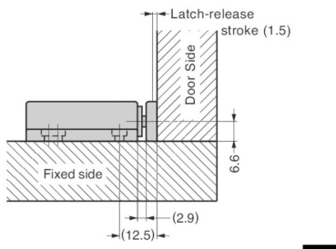 SUGATSUNE - Nichtmagnetischer Kontaktriegel