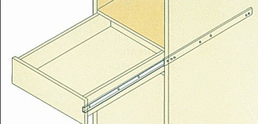 VA-Stahl-Laufschiene 304 mm