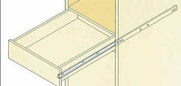 VA-Stahl-Laufschiene 397 mm