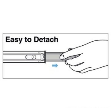 Soft-close Schienen f.Schubladen 404-400mm