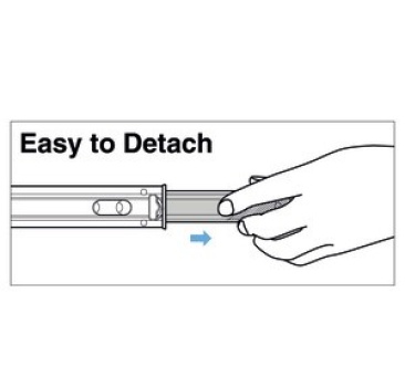 Soft-close Schienen f.Schubladen 505-500mm