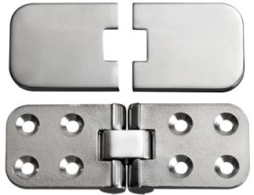 Präzisionsklappscharnier 180°-Drehung 110x42 mm