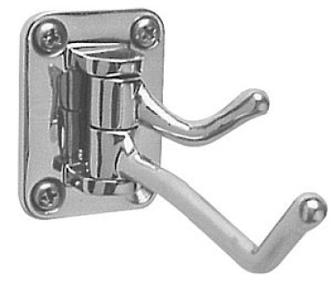 Kleiderhaken 2 Haken AISIi316 38x53 mm