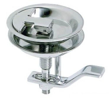 Bodenheber AISI316 hochglanzpoliert 90 mm