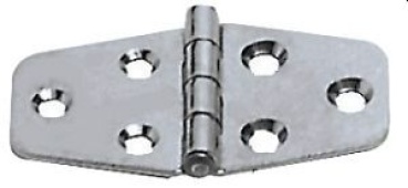 Edelstahlscharnier 70x38 mm