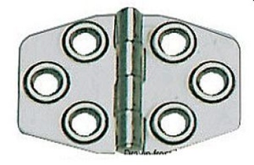 Scharnier AISI316, poliert 68x46 mm