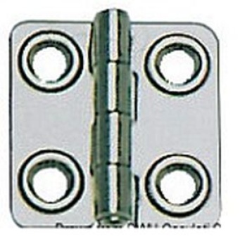 Scharnier AISI316, poliert 44x46 mm