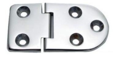 Scharnier B 95° AISI316 76x40 mm