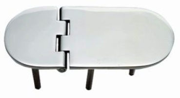 Scharnier A 95° AISI316 145x65 mm