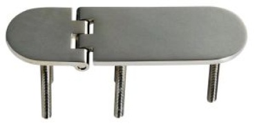 Scharnier C 95° AISI316 126x40 mm