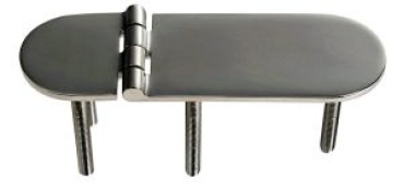 Scharnier D 95° AISI316 126x40 mm