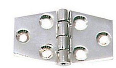 Scharnier, gegossen AISI316 62x37 mm