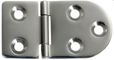 Scharnier A 180° AISI316 76x40 mm